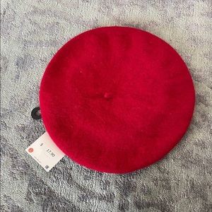 Zara Red Beret NWT